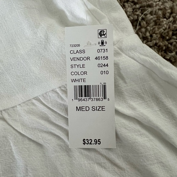 LA Hearts Keyhole Linen Babydoll top - Picture 7 of 7